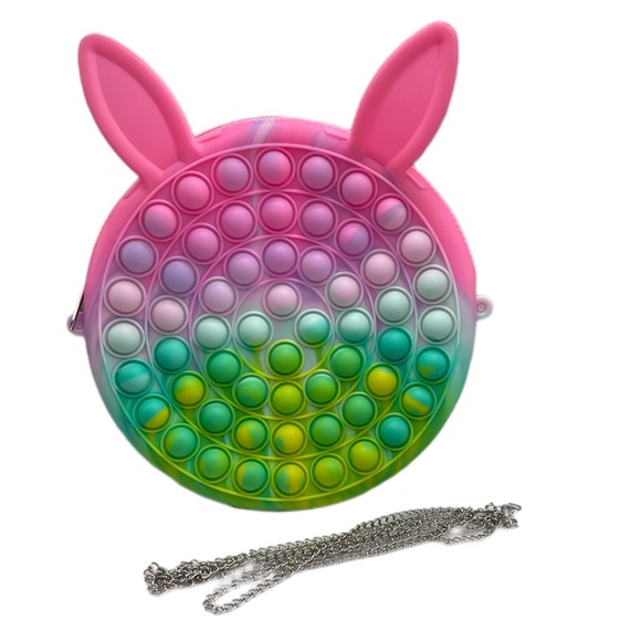 Easter Bunny Fidget Purse with Unicorn Bundle - Picture 3 of 11